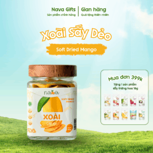 Xoài Sấy Dẻo Hũ Thủy Tinh 180G
