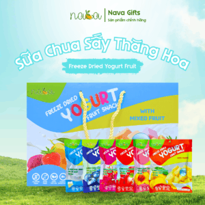 Combo Sữa Chua Sấy Thăng Hoa 6 Vị (17g x 12 Túi)
