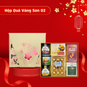 Hộp Quà Vàng Son 02