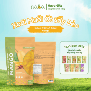 Xoài Sấy Dẻo Muối Ớt 40g