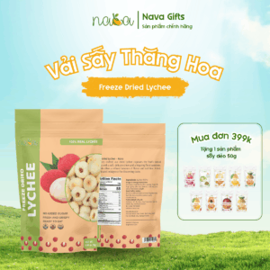 Vải Sấy Thăng Hoa 18g