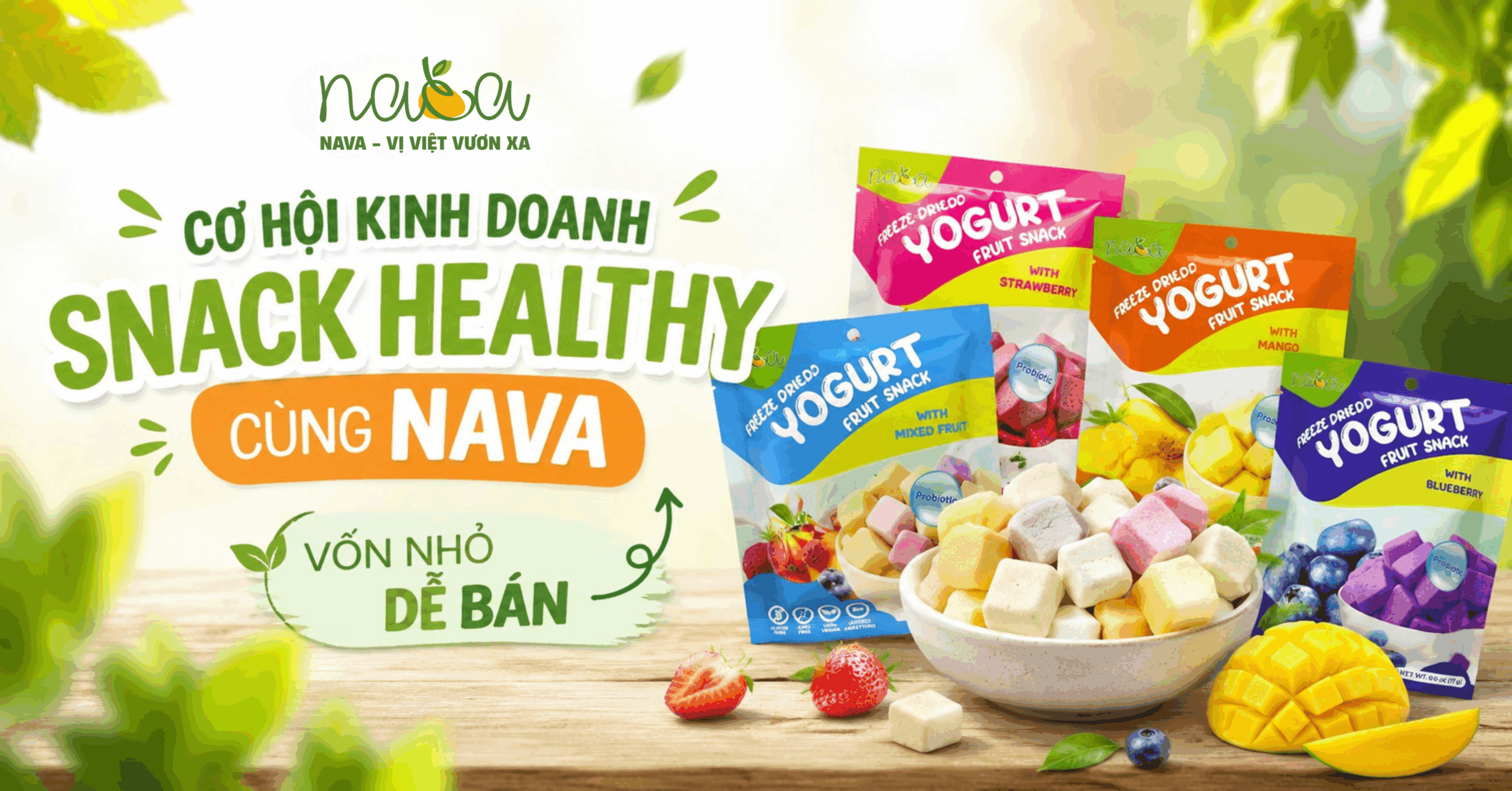 SỮA CHUA SẤY THĂNG HOA NAVA – XU HƯỚNG SNACK HEALTHY ĐƯỢC YÊU THÍCH HIỆN NAY