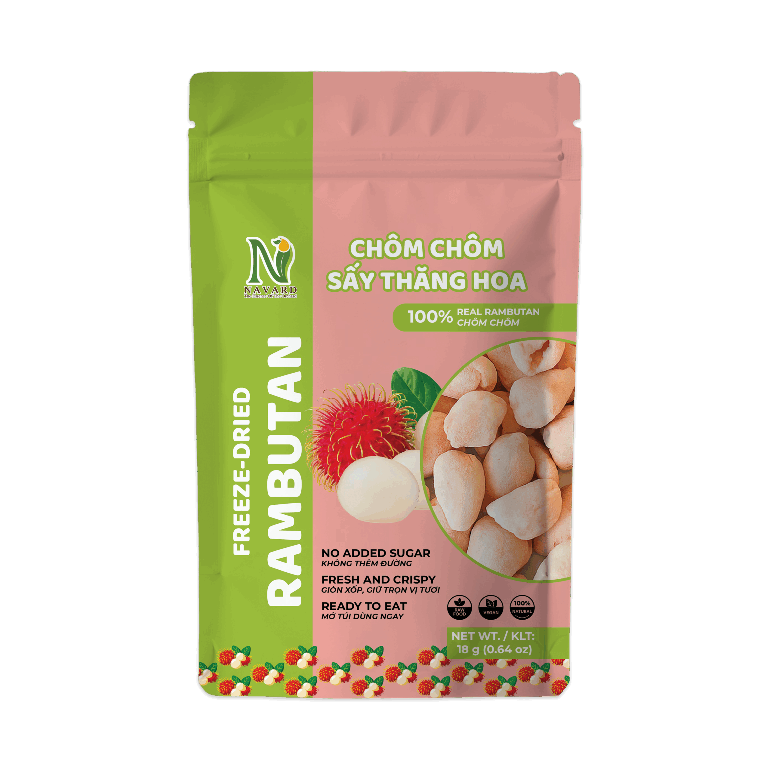 Chôm Chôm Sấy Thăng Hoa 18g